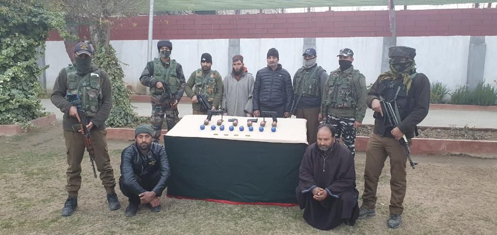 'Police busts AGuH militant module in Sopore, Arms and ammunition recovered in Awantipora'